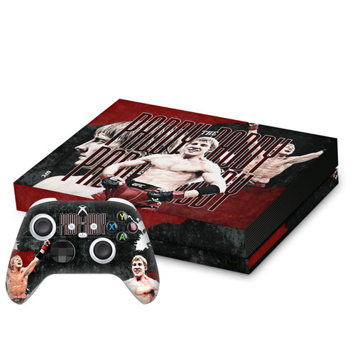 UFC Paddy Pimblett The Baddy Vinyl Sticker Skin Decal Cover for Microsoft Xbox One X Bundle