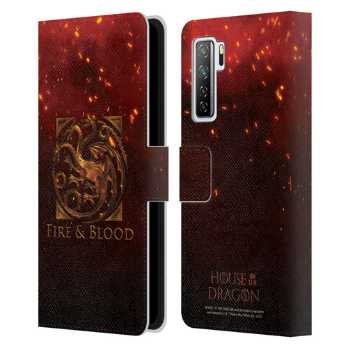 House Of The Dragon: Television Series Key Art Targaryen Leather Book Wallet Case Cover For Huawei Nova 7 SE/P40 Lite 5G