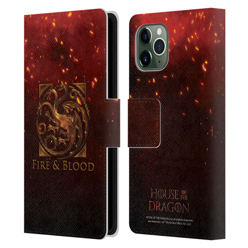 House Of The Dragon: Television Series Key Art Targaryen Leather Book Wallet Case Cover For Apple iPhone 11 Pro
