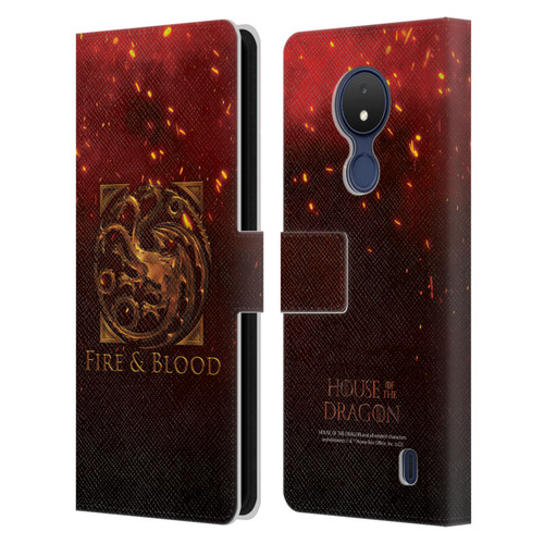 House Of The Dragon: Television Series Key Art Targaryen Leather Book Wallet Case Cover For Nokia C21