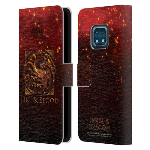 House Of The Dragon: Television Series Key Art Targaryen Leather Book Wallet Case Cover For Nokia XR20