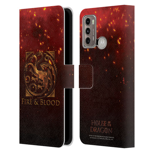 House Of The Dragon: Television Series Key Art Targaryen Leather Book Wallet Case Cover For Motorola Moto G60 / Moto G40 Fusion
