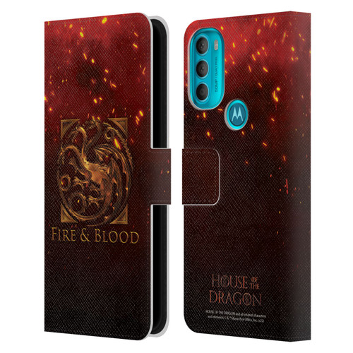 House Of The Dragon: Television Series Key Art Targaryen Leather Book Wallet Case Cover For Motorola Moto G71 5G