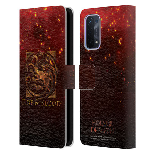 House Of The Dragon: Television Series Key Art Targaryen Leather Book Wallet Case Cover For OPPO A54 5G