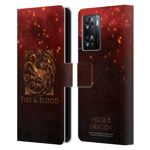 House Of The Dragon: Television Series Key Art Targaryen Leather Book Wallet Case Cover For OPPO A57s