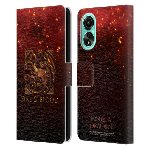 House Of The Dragon: Television Series Key Art Targaryen Leather Book Wallet Case Cover For OPPO A78 4G