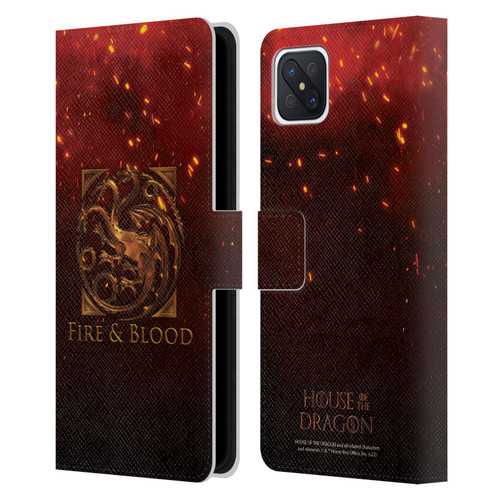 House Of The Dragon: Television Series Key Art Targaryen Leather Book Wallet Case Cover For OPPO Reno4 Z 5G