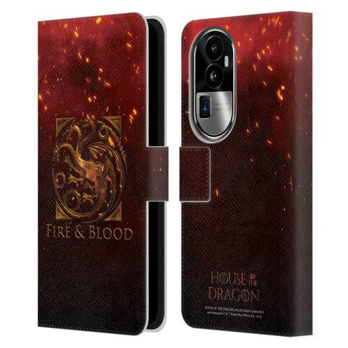 House Of The Dragon: Television Series Key Art Targaryen Leather Book Wallet Case Cover For OPPO Reno10 Pro+