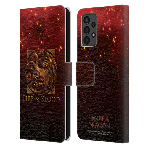 House Of The Dragon: Television Series Key Art Targaryen Leather Book Wallet Case Cover For Samsung Galaxy A13 (2022)