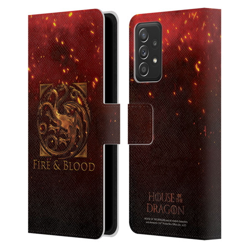 House Of The Dragon: Television Series Key Art Targaryen Leather Book Wallet Case Cover For Samsung Galaxy A52 / A52s / 5G (2021)