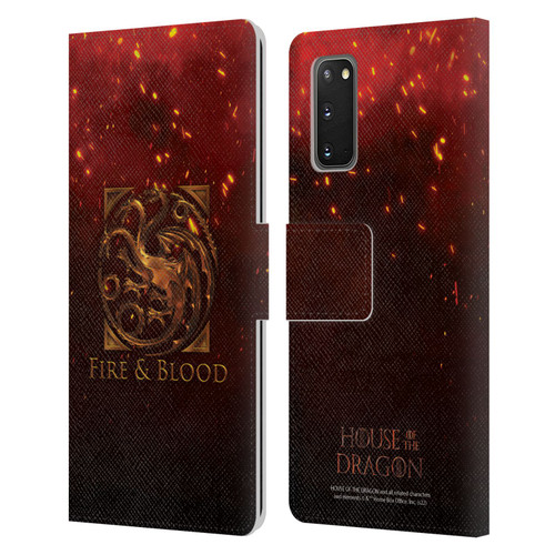 House Of The Dragon: Television Series Key Art Targaryen Leather Book Wallet Case Cover For Samsung Galaxy S20 / S20 5G