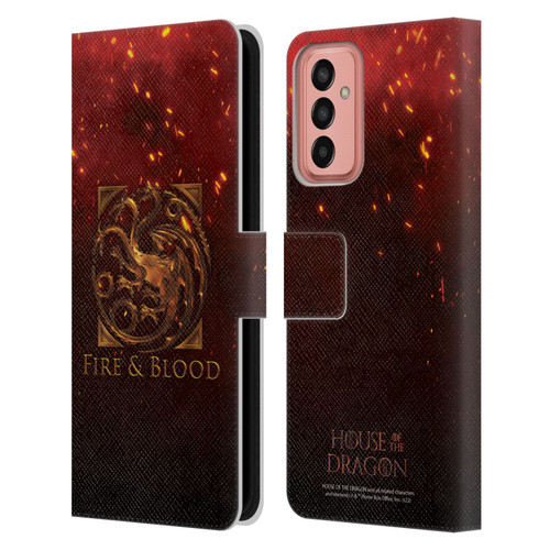 House Of The Dragon: Television Series Key Art Targaryen Leather Book Wallet Case Cover For Samsung Galaxy M13 (2022)