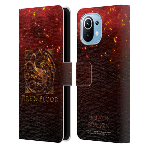 House Of The Dragon: Television Series Key Art Targaryen Leather Book Wallet Case Cover For Xiaomi Mi 11