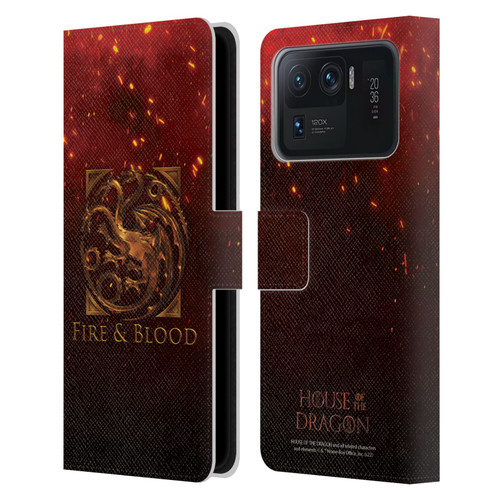 House Of The Dragon: Television Series Key Art Targaryen Leather Book Wallet Case Cover For Xiaomi Mi 11 Ultra