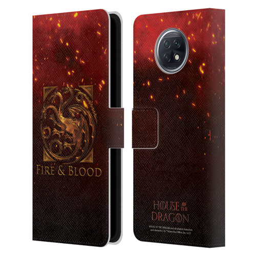 House Of The Dragon: Television Series Key Art Targaryen Leather Book Wallet Case Cover For Xiaomi Redmi Note 9T 5G