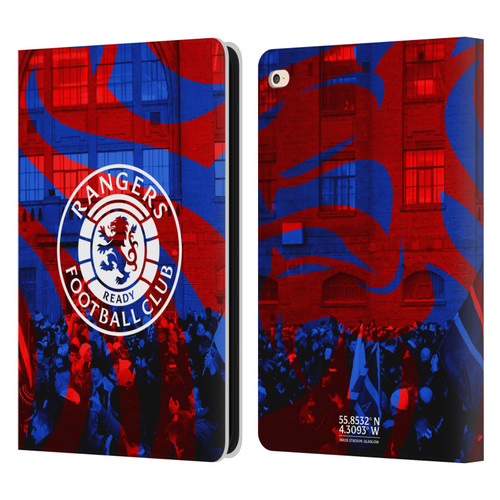 Rangers FC Crest Logo Stadium Leather Book Wallet Case Cover For Apple iPad Air 2 (2014)