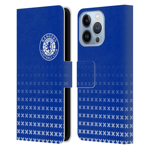 Rangers FC Crest Matchday Leather Book Wallet Case Cover For Apple iPhone 13 Pro