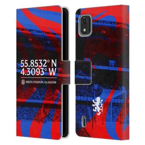 Rangers FC Crest Stadium Leather Book Wallet Case Cover For Nokia C2 2nd Edition