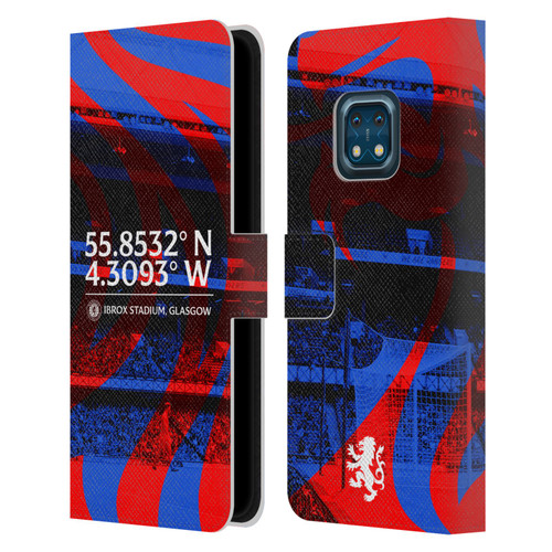 Rangers FC Crest Stadium Leather Book Wallet Case Cover For Nokia XR20