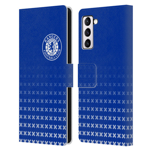 Rangers FC Crest Matchday Leather Book Wallet Case Cover For Samsung Galaxy S21+ 5G