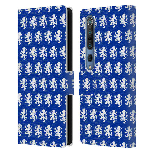 Rangers FC Crest Pattern Leather Book Wallet Case Cover For Xiaomi Mi 10 5G / Mi 10 Pro 5G