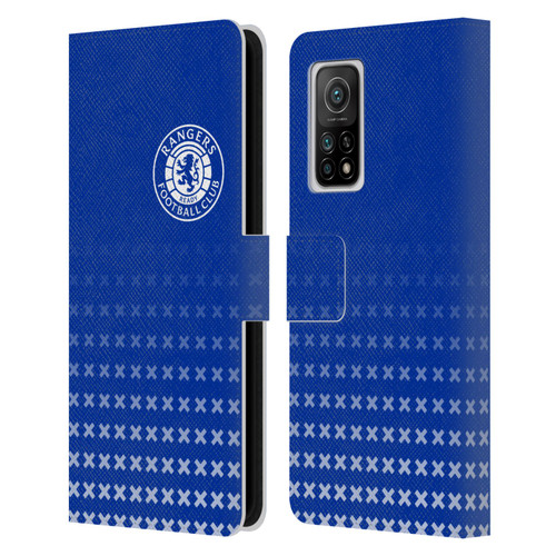 Rangers FC Crest Matchday Leather Book Wallet Case Cover For Xiaomi Mi 10T 5G