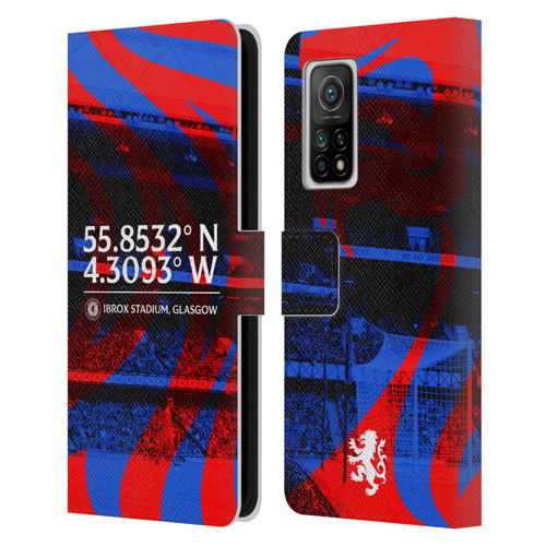Rangers FC Crest Stadium Leather Book Wallet Case Cover For Xiaomi Mi 10T 5G