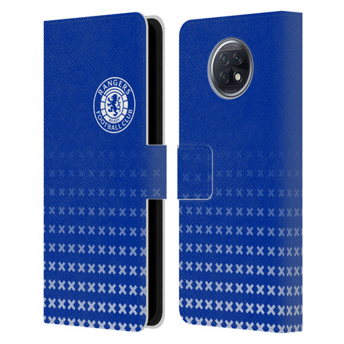 Rangers FC Crest Matchday Leather Book Wallet Case Cover For Xiaomi Redmi Note 9T 5G