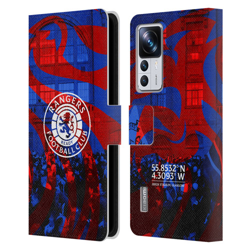 Rangers FC Crest Logo Stadium Leather Book Wallet Case Cover For Xiaomi 12T Pro