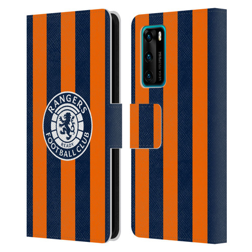 Rangers FC 2023/24 Kit Third Leather Book Wallet Case Cover For Huawei P40 5G