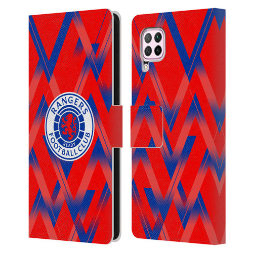 Rangers FC 2023/24 Kit Fourth Leather Book Wallet Case Cover For Huawei Nova 6 SE / P40 Lite