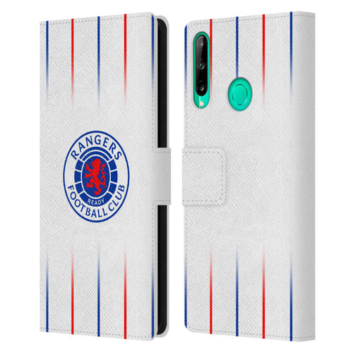 Rangers FC 2023/24 Kit Away Leather Book Wallet Case Cover For Huawei P40 lite E