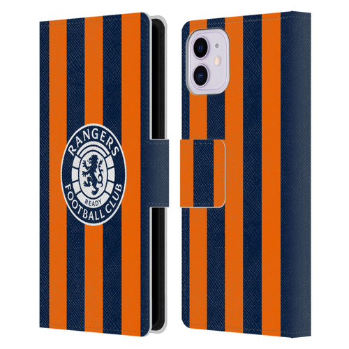 Rangers FC 2023/24 Kit Third Leather Book Wallet Case Cover For Apple iPhone 11