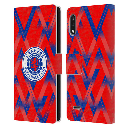 Rangers FC 2023/24 Kit Fourth Leather Book Wallet Case Cover For LG K22