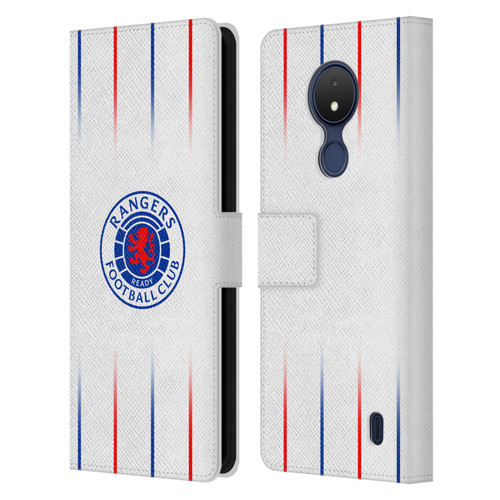 Rangers FC 2023/24 Kit Away Leather Book Wallet Case Cover For Nokia C21