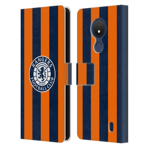 Rangers FC 2023/24 Kit Third Leather Book Wallet Case Cover For Nokia C21