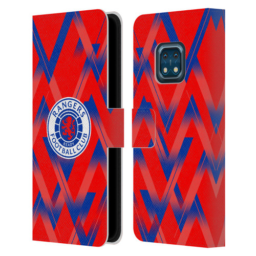 Rangers FC 2023/24 Kit Fourth Leather Book Wallet Case Cover For Nokia XR20