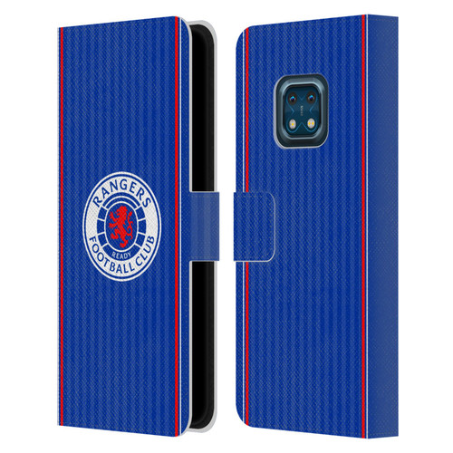 Rangers FC 2023/24 Kit Home Leather Book Wallet Case Cover For Nokia XR20