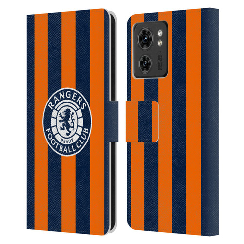 Rangers FC 2023/24 Kit Third Leather Book Wallet Case Cover For Motorola Moto Edge 40