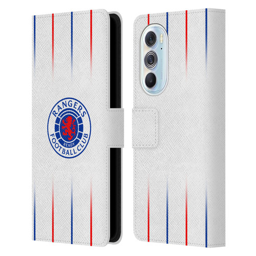 Rangers FC 2023/24 Kit Away Leather Book Wallet Case Cover For Motorola Edge X30