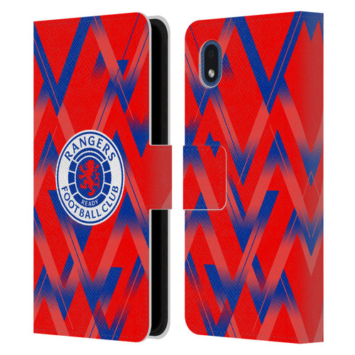 Rangers FC 2023/24 Kit Fourth Leather Book Wallet Case Cover For Samsung Galaxy A01 Core (2020)