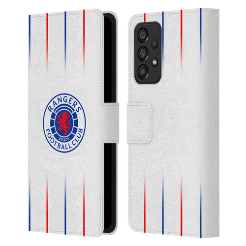 Rangers FC 2023/24 Kit Away Leather Book Wallet Case Cover For Samsung Galaxy A33 5G (2022)
