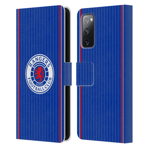 Rangers FC 2023/24 Kit Home Leather Book Wallet Case Cover For Samsung Galaxy S20 FE / 5G