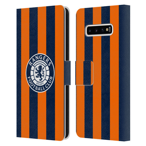 Rangers FC 2023/24 Kit Third Leather Book Wallet Case Cover For Samsung Galaxy S10+ / S10 Plus