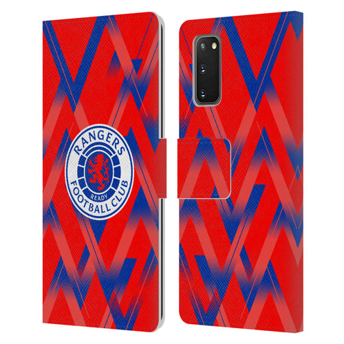 Rangers FC 2023/24 Kit Fourth Leather Book Wallet Case Cover For Samsung Galaxy S20 / S20 5G
