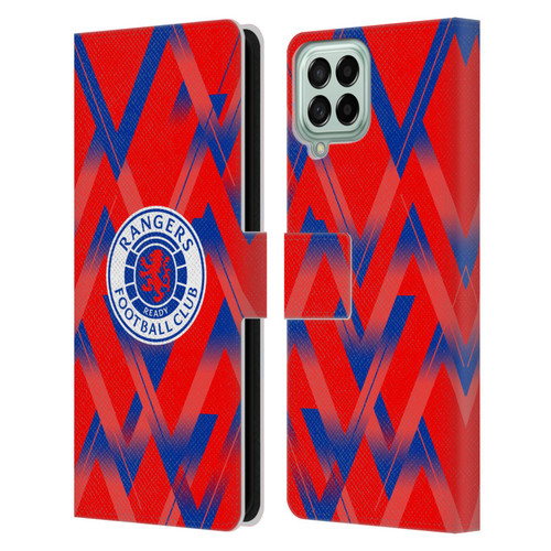Rangers FC 2023/24 Kit Fourth Leather Book Wallet Case Cover For Samsung Galaxy M33 (2022)