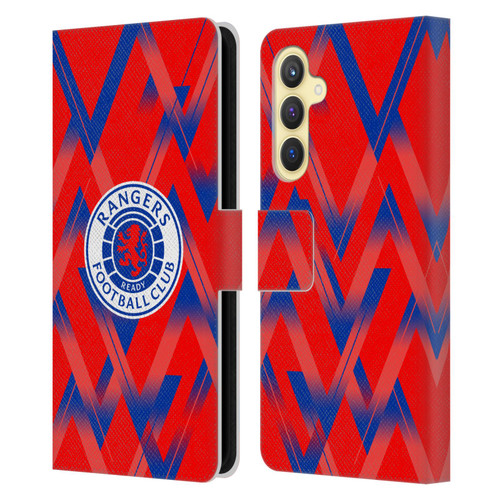 Rangers FC 2023/24 Kit Fourth Leather Book Wallet Case Cover For Samsung Galaxy S23 FE 5G