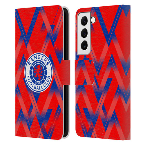 Rangers FC 2023/24 Kit Fourth Leather Book Wallet Case Cover For Samsung Galaxy S22 5G