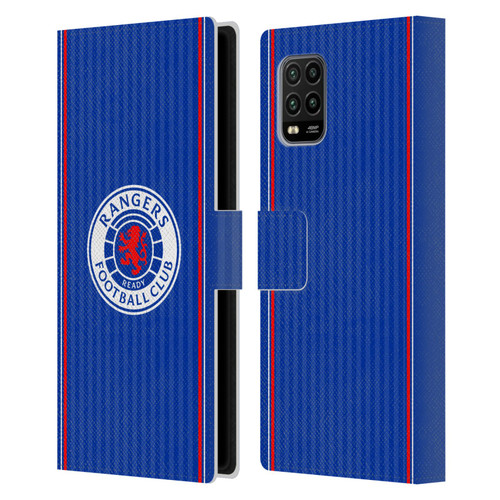 Rangers FC 2023/24 Kit Home Leather Book Wallet Case Cover For Xiaomi Mi 10 Lite 5G