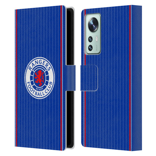 Rangers FC 2023/24 Kit Home Leather Book Wallet Case Cover For Xiaomi 12